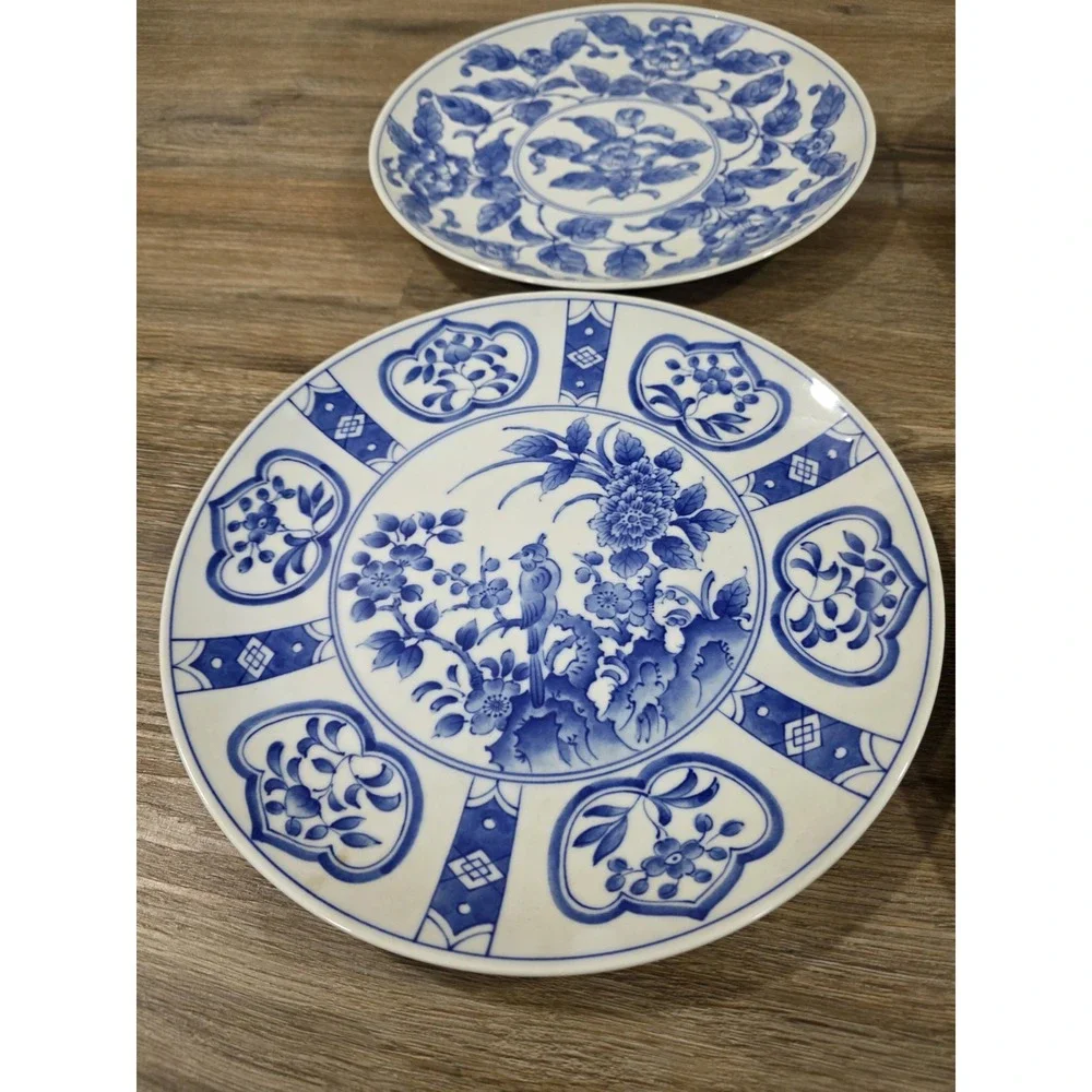 VTG Andrea By Sadek JAPAN Blue & White Floral 12